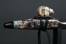 Boxelder Burl Native American Flute, Minor, Mid G-4, #D7L